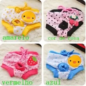 Calça Fisiológica Para Animais De Estimação/Fralda Cachorros/Gatos/Roupa Íntima Animal